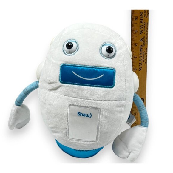 Shaw BUD Earbud Plush Robot Mascot Cable Television 9 inch Tall - Picture 8 of 9